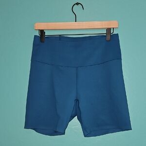 Uniqlo Women's Teal Blue Biker Shorts